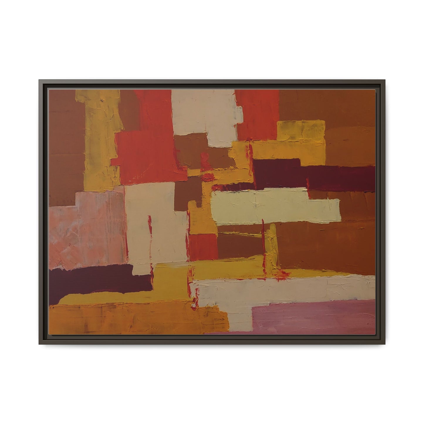 Tableau Confusion by Nicolae Calancea Framed Canvas Wall Art Print