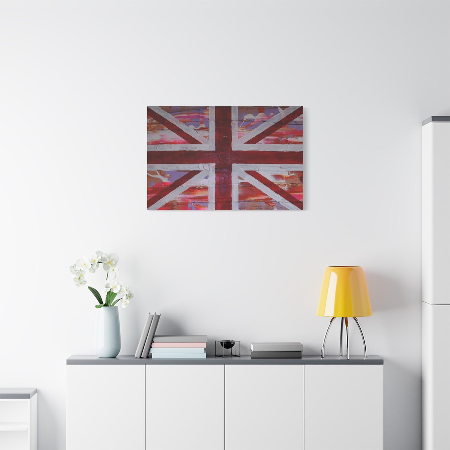 Union Jack is back! by Norman Barrett Matte Canvas Wall Art