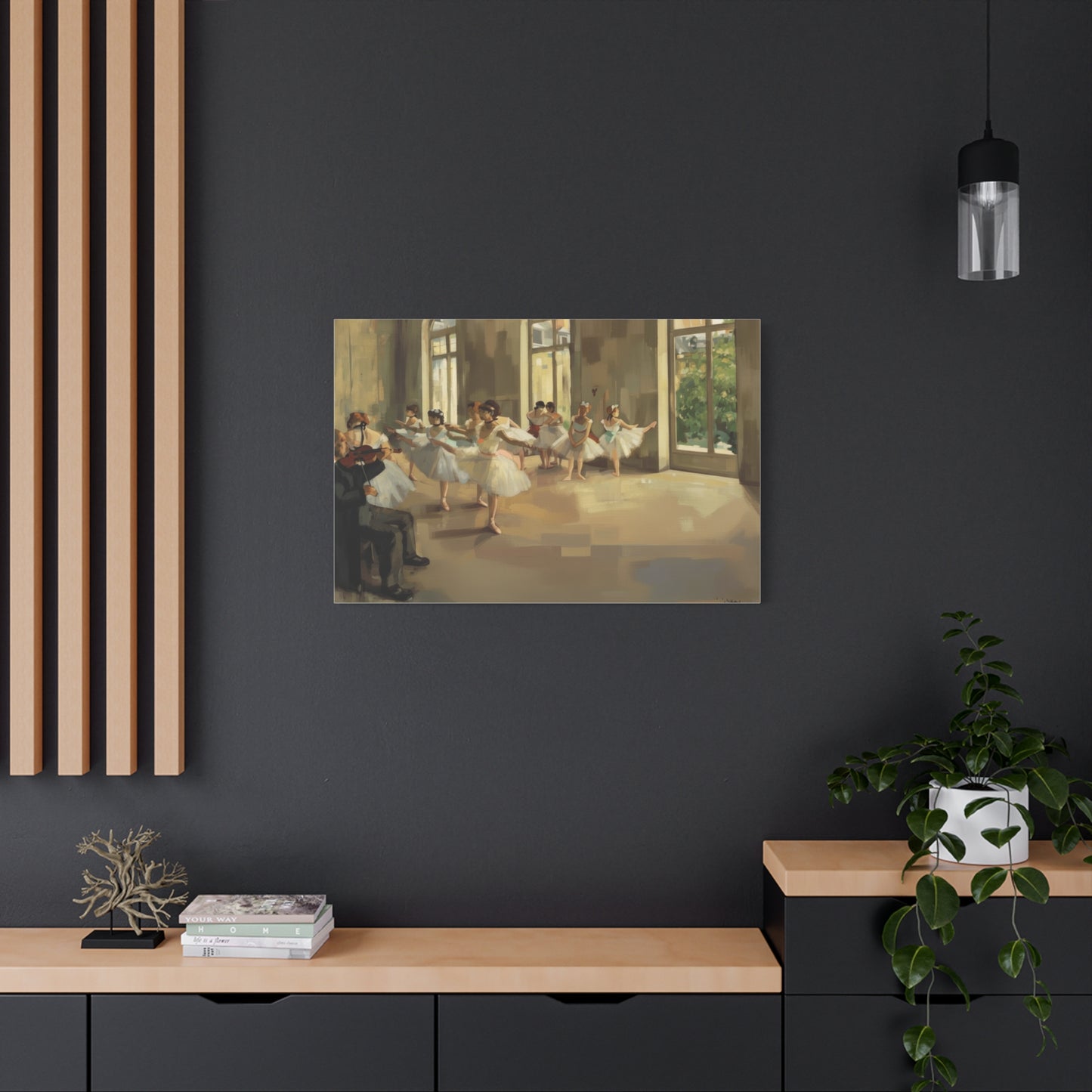 Ballet Rehearsal Matte Canvas