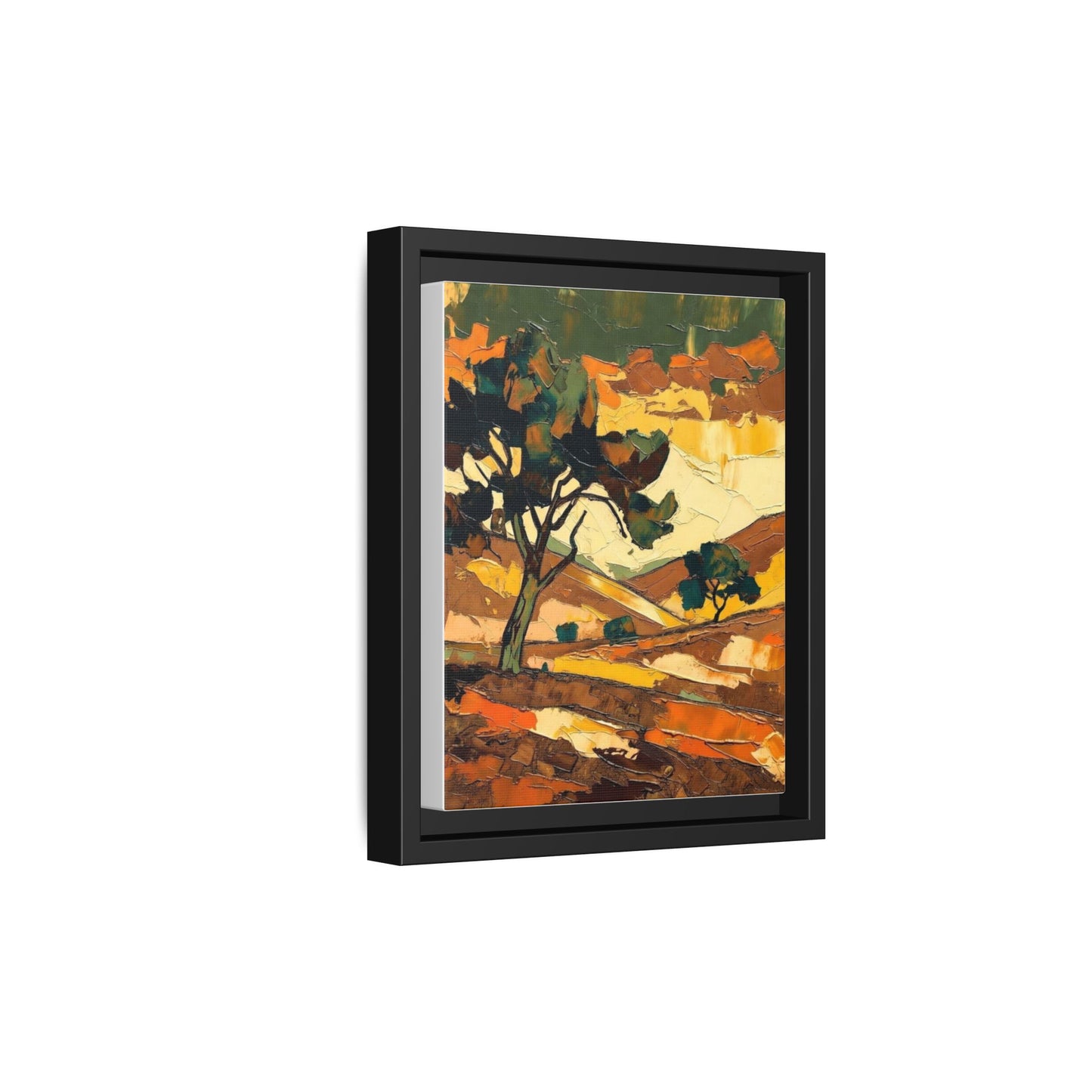 Framed Matte Canvas Landscape Art Print