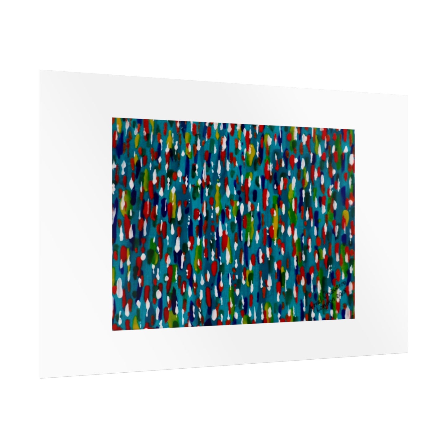 Colours Of The Soul Reflecting On Water by Ariel Chavarro Avila Wall Art Print