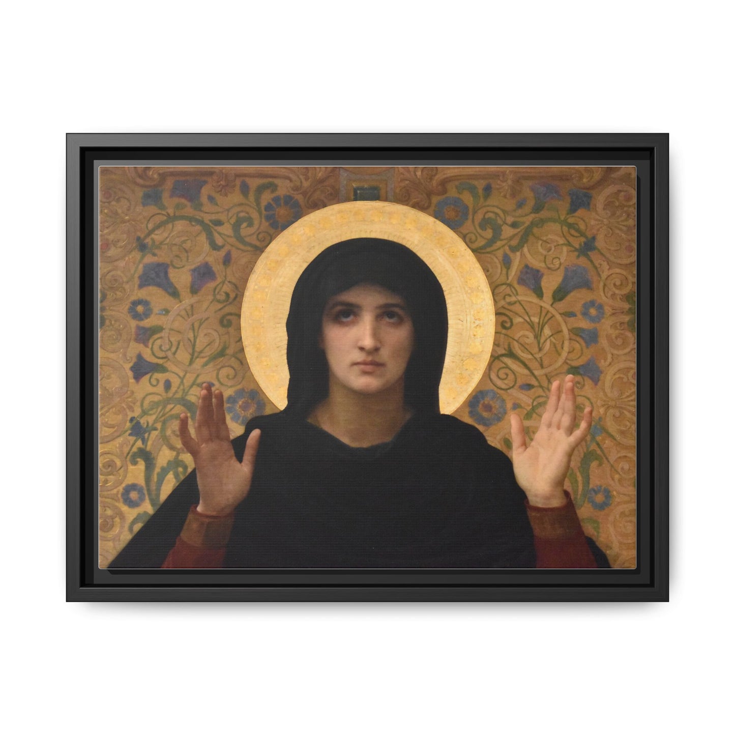 La Vierge consolatrice by William Adolphe Bouguereau Framed Matte Canvas Wall Art