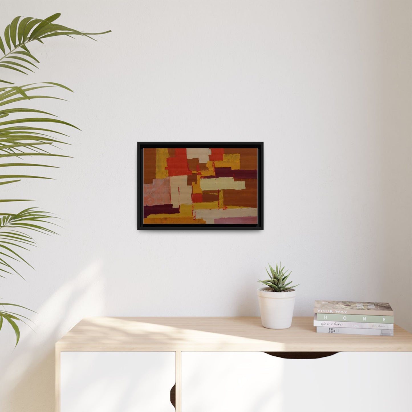 Tableau Confusion by Nicolae Calancea Framed Canvas Wall Art Print