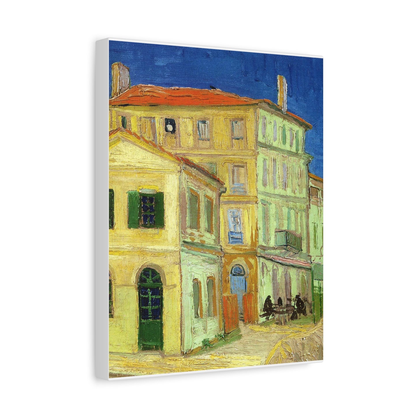 The Yellow House by Vincent van Gogh Matte Canvas Art – Stretched 1.25"