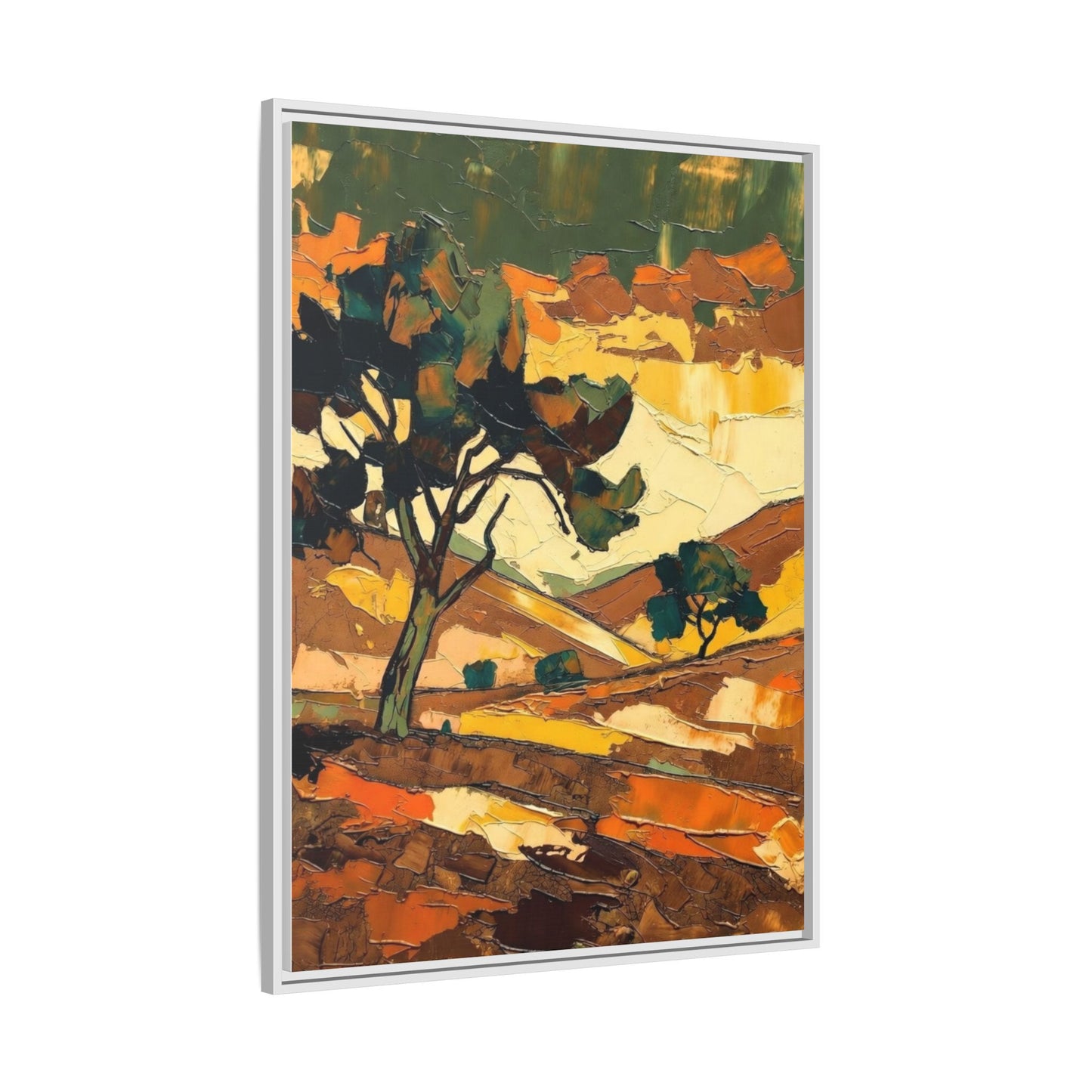Framed Matte Canvas Landscape Art Print