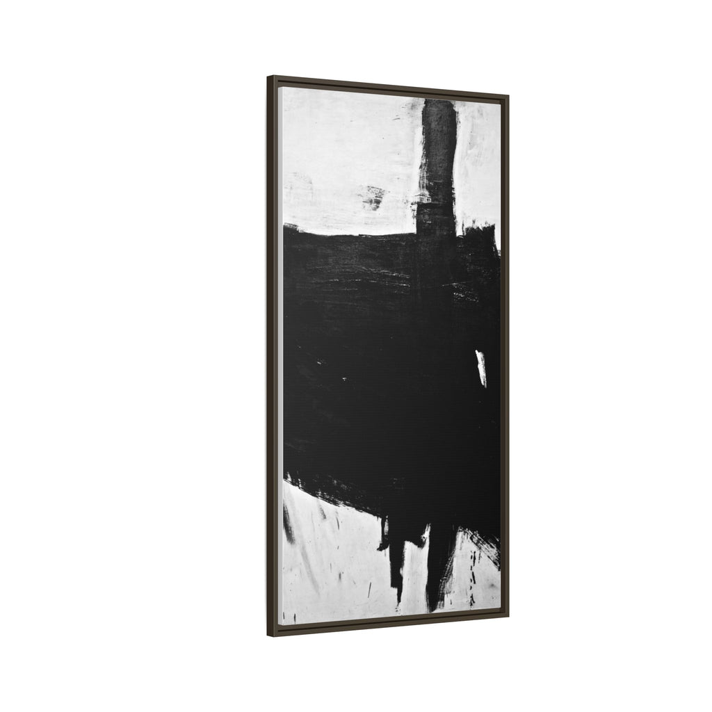 Sabra by Franz Kline Abstract Matte Canvas Framed Wall Art Print