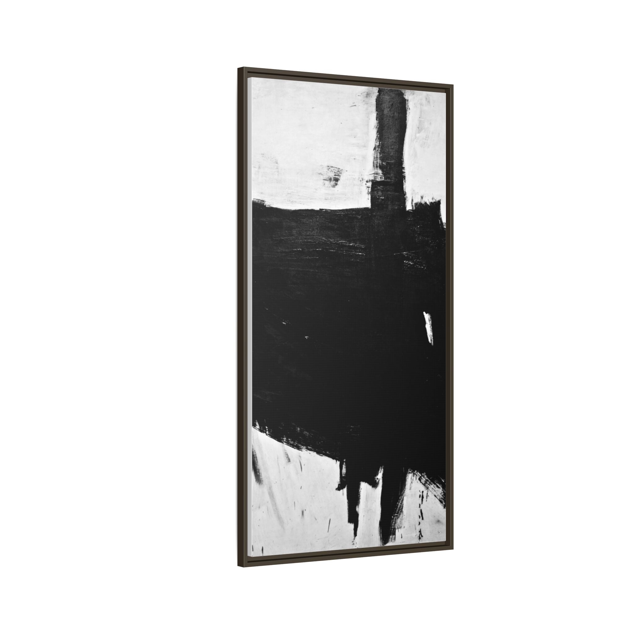 Sabra by Franz Kline Abstract Matte Canvas Framed Wall Art Print