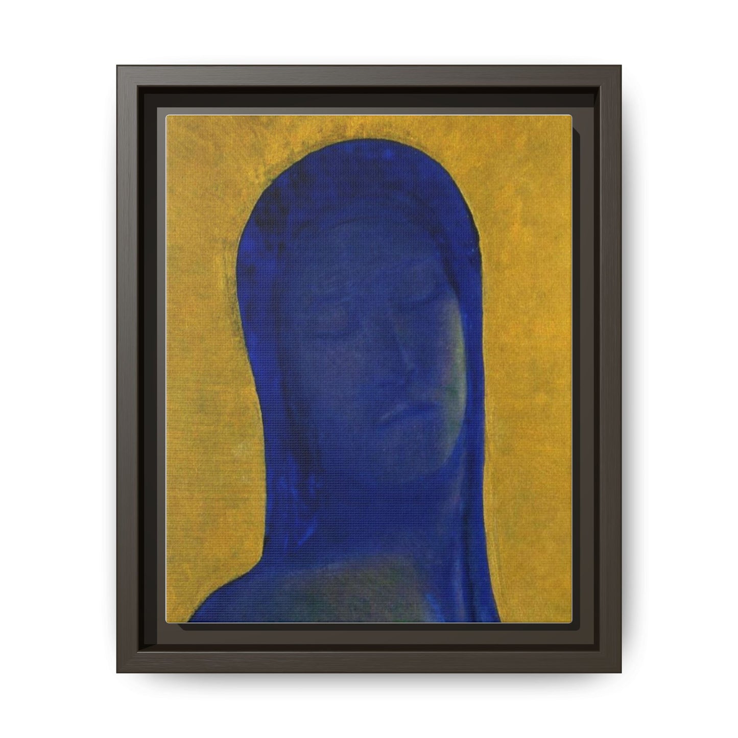 Closed Eyes by Odilon Redon Framed Matte Canvas Wall Art Print