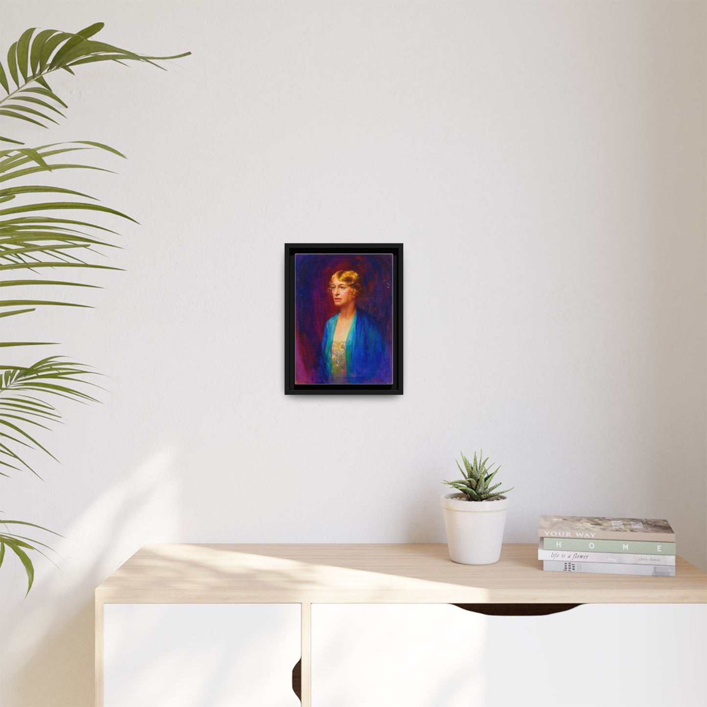 Matte Canvas Portrait , Framed (Multi-color)