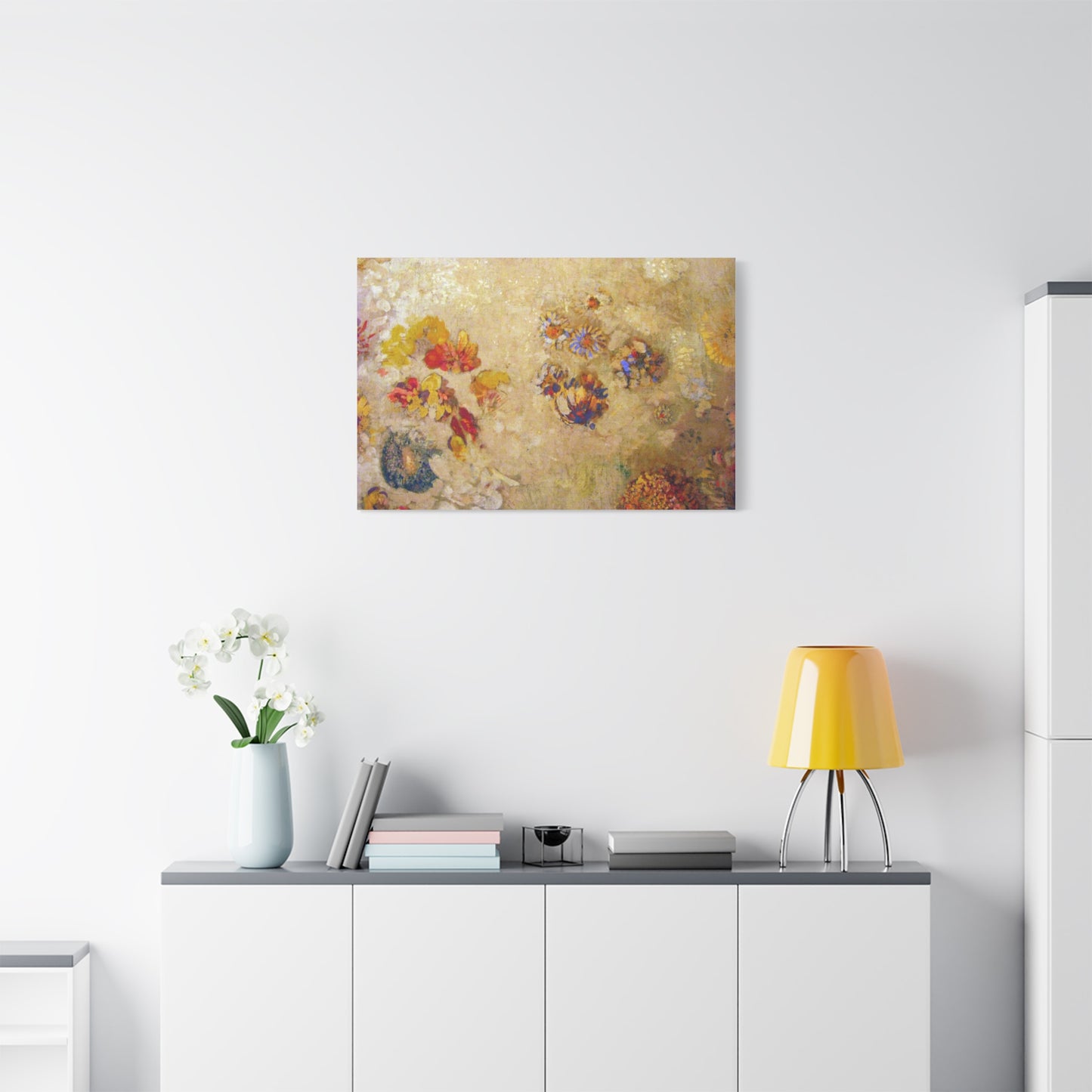 Andrevanb Panneau Décoratif by Odilon Redon Matte Canvas Wall Art Print