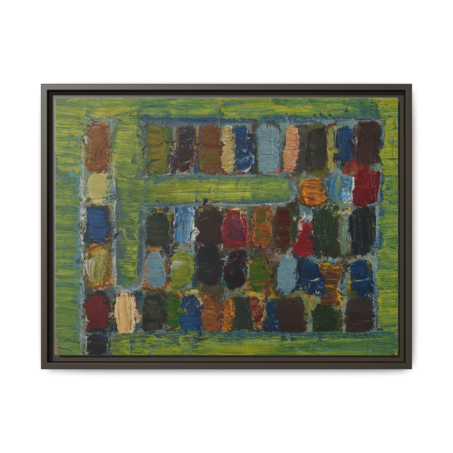 JMC-1970-3 by Jean-Michel Coulon Matte Canvas Framed Wall Art Print
