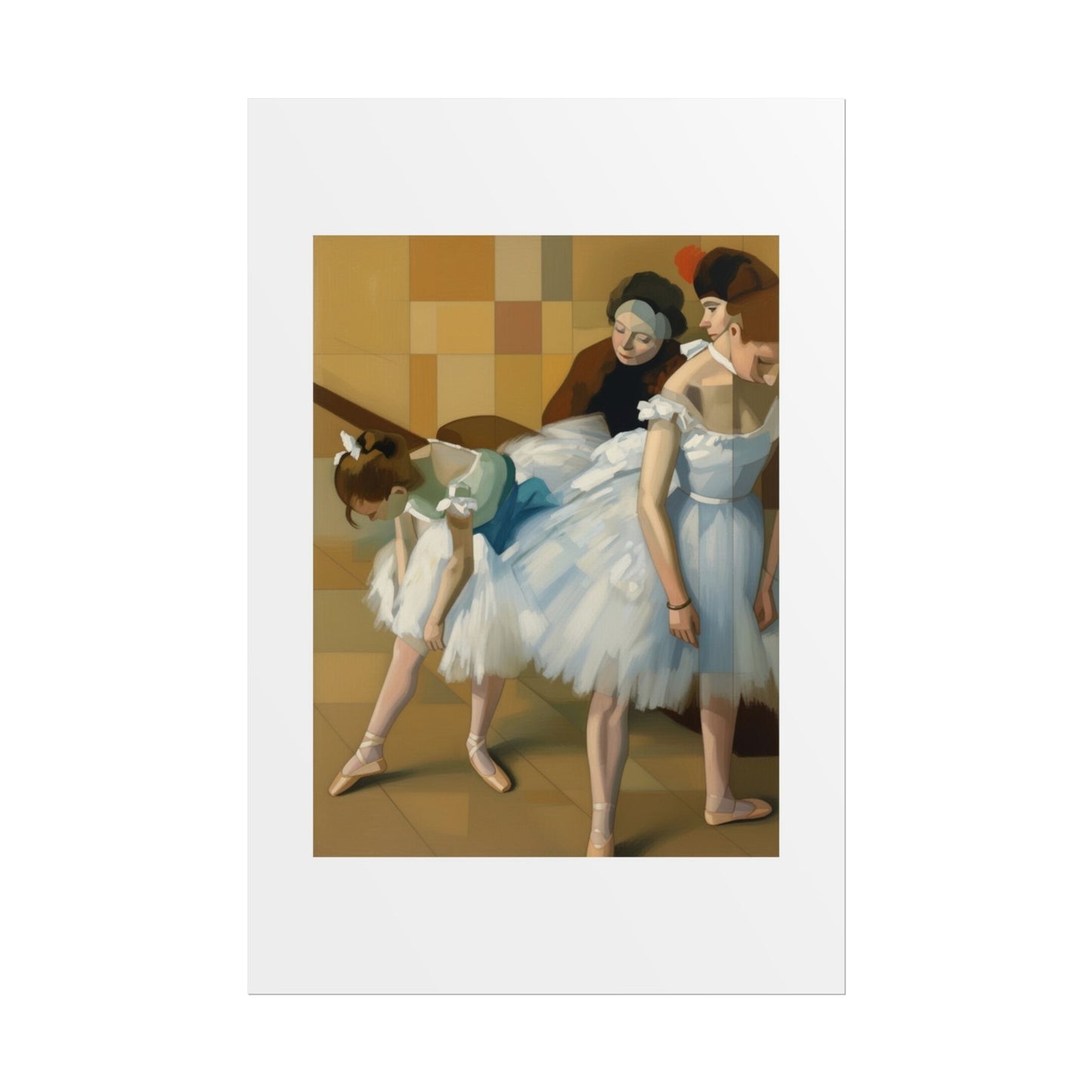 Ballet Dancers Rolled Poster — Classic Impressionist Ballerina Wall Art