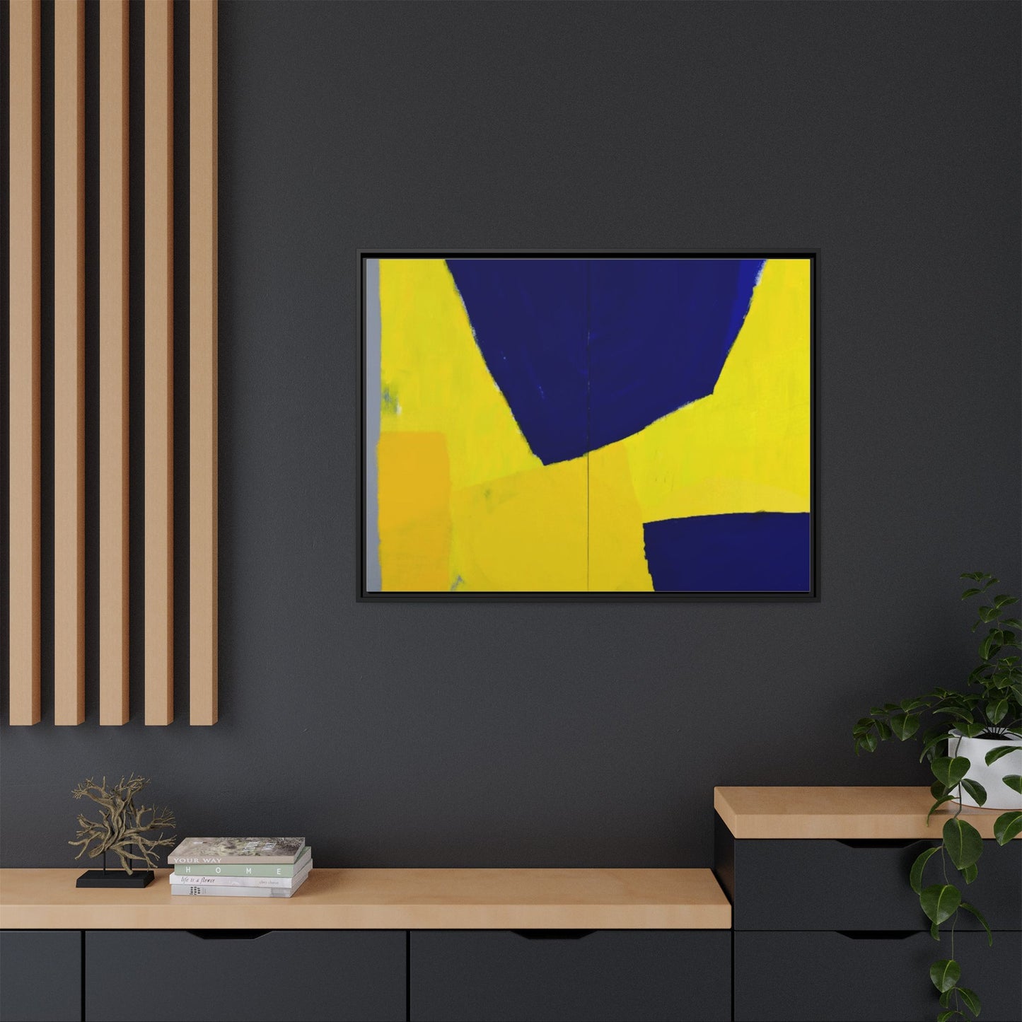 Lantenhammer by Lageplan Atelier Framed Modern Wall Art