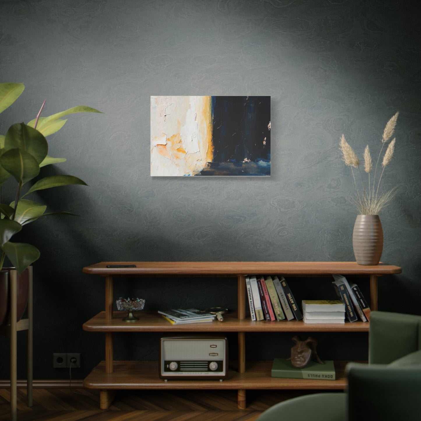 Abstract Coastal Light Matte Canvas Print — Stretched 1.25"