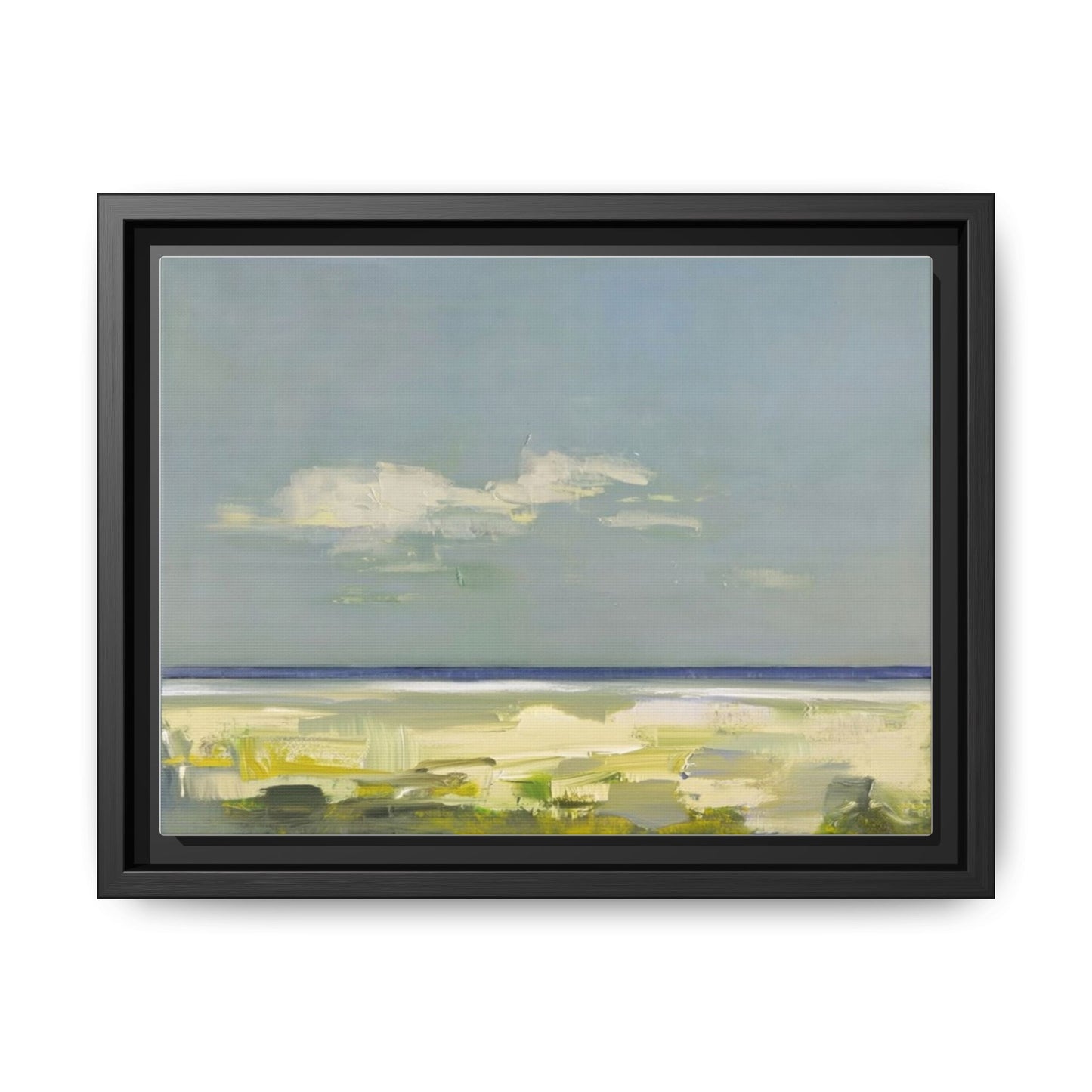 Coastal Calm Matte Canvas Framed Wall Art