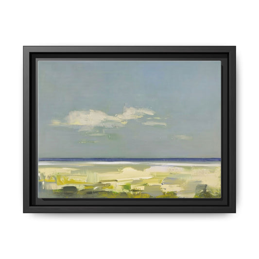Coastal Calm Matte Canvas Framed Wall Art