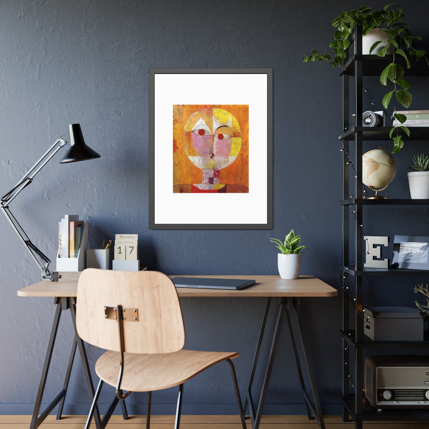 Senecio II by Paul Klee Framed Wall Art Poster