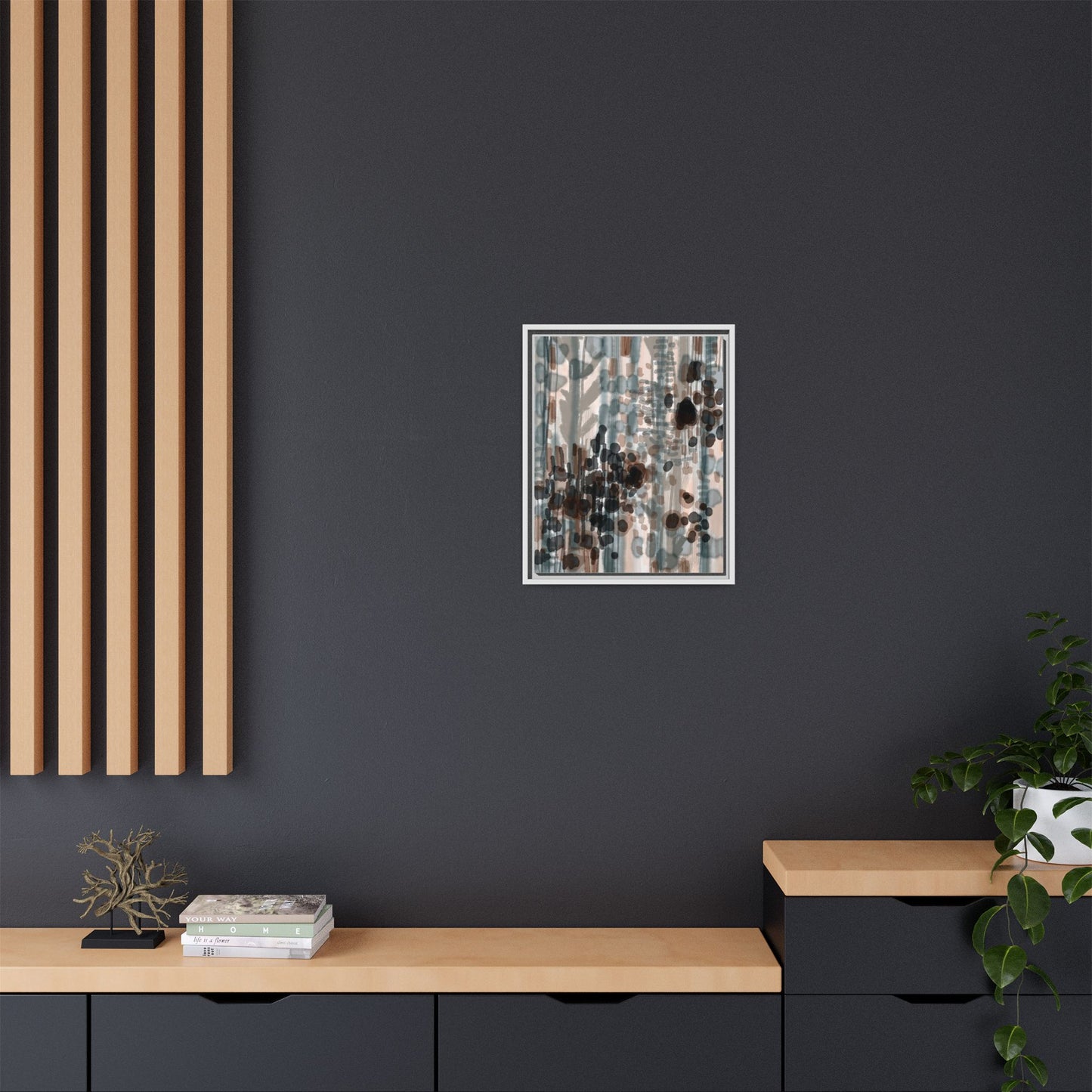 Vleken by an unknown artist Framed Canvas Art