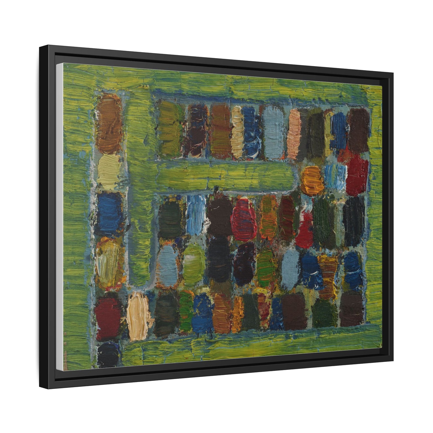 JMC-1970-3 by Jean-Michel Coulon Matte Canvas Framed Wall Art Print