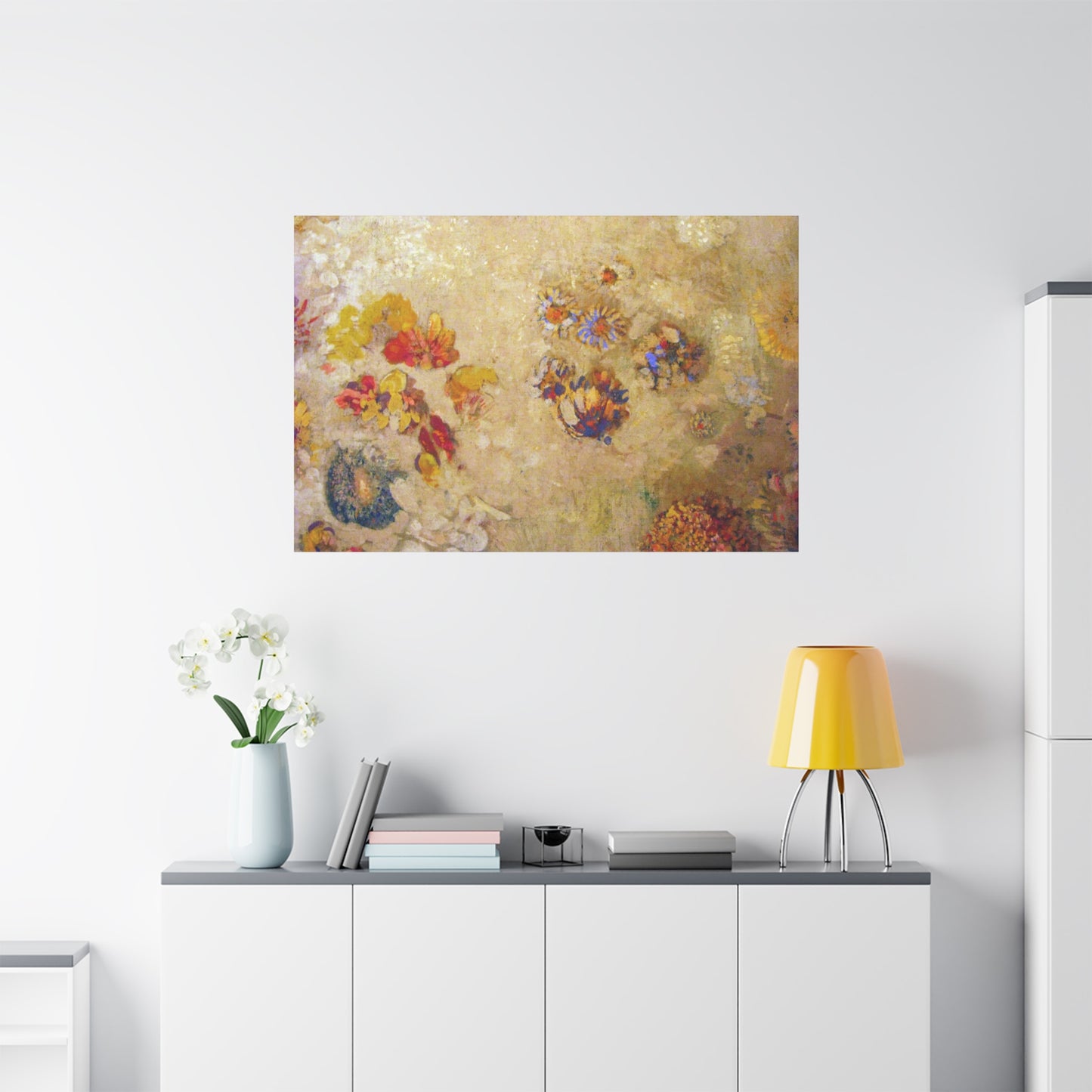 Andrevanb Panneau Décoratif by Odilon Redon Matte Canvas Wall Art Print