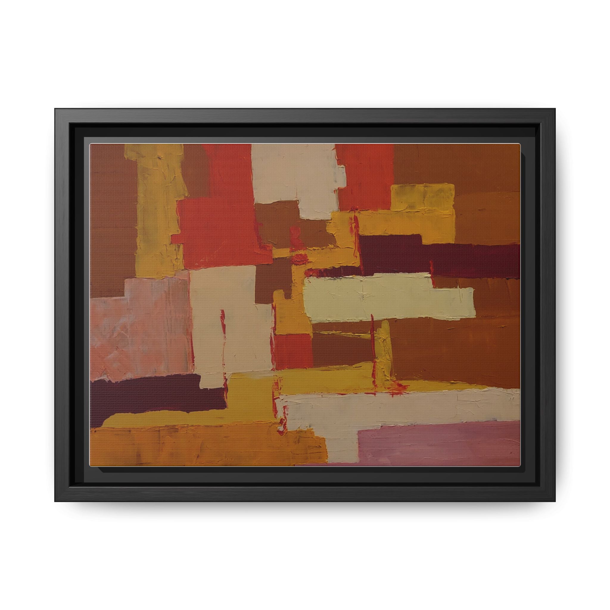 Tableau Confusion by Nicolae Calancea Framed Canvas Wall Art Print