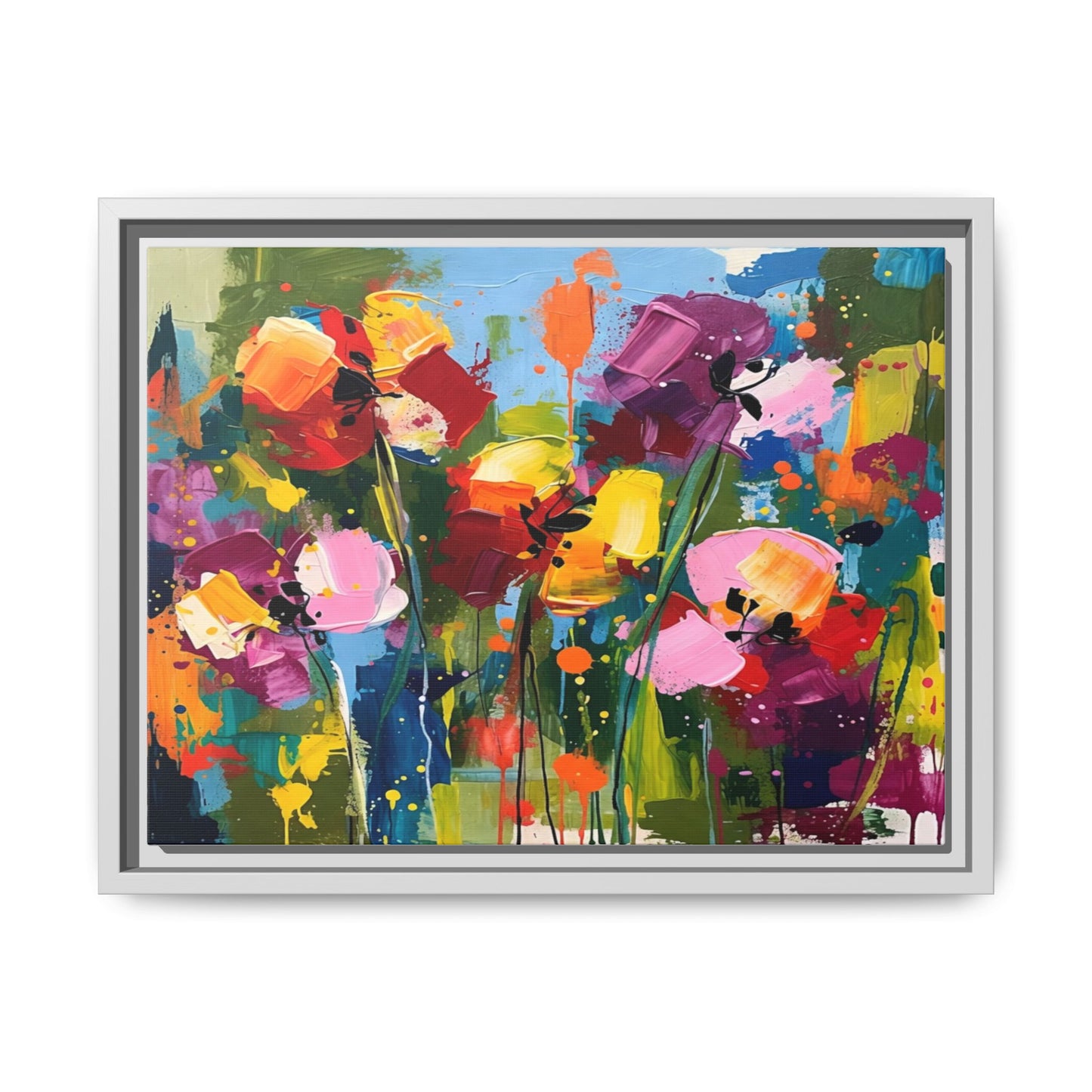 Matte Canvas, Framed (Multi-color)