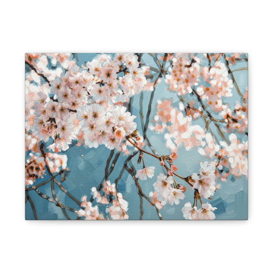 Cherry Blossom Matte Canvas Wall Art – Stretched 1.25"
