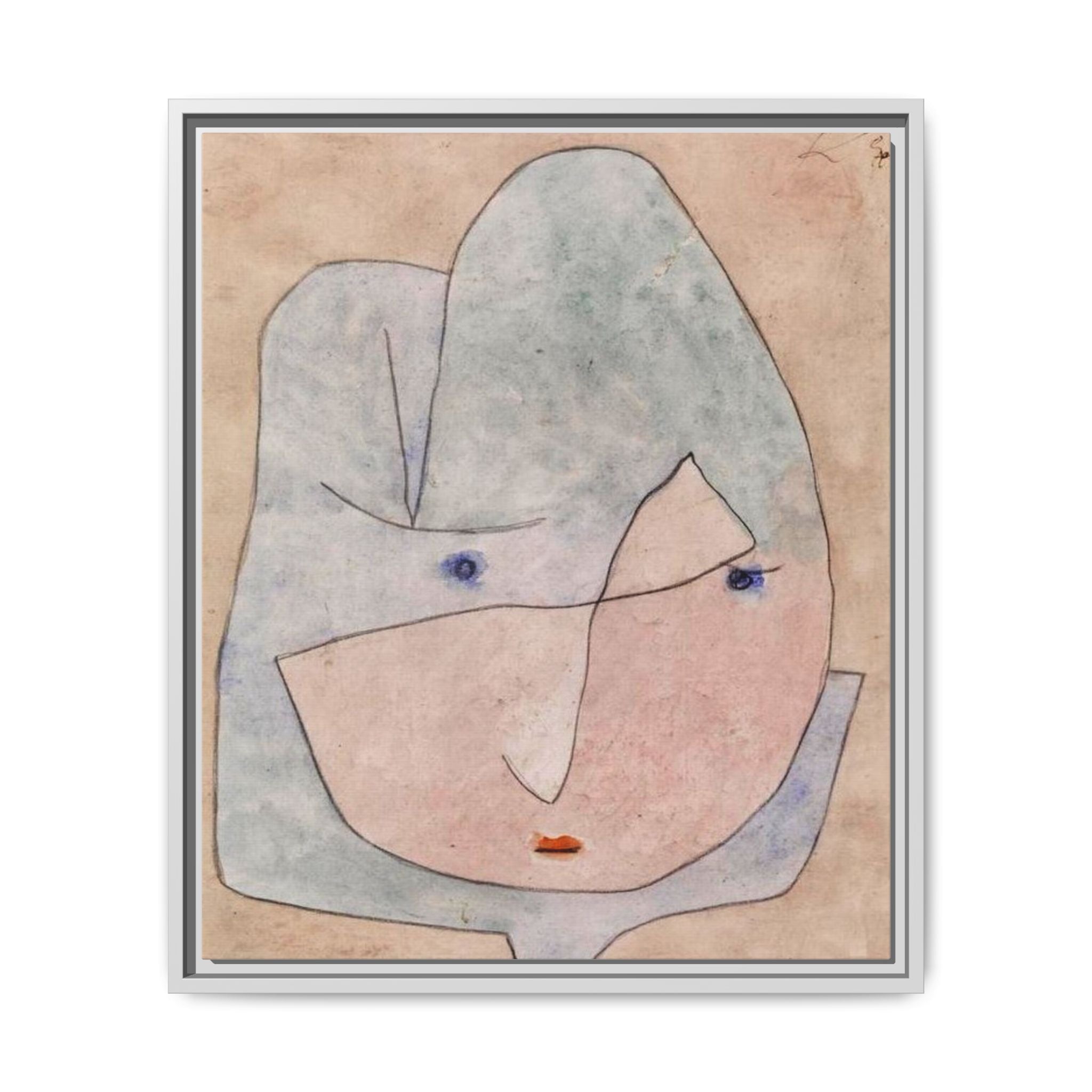 This Bloom is About to Wither by Paul Klee  Framed Matte Canvas Wall Art Print