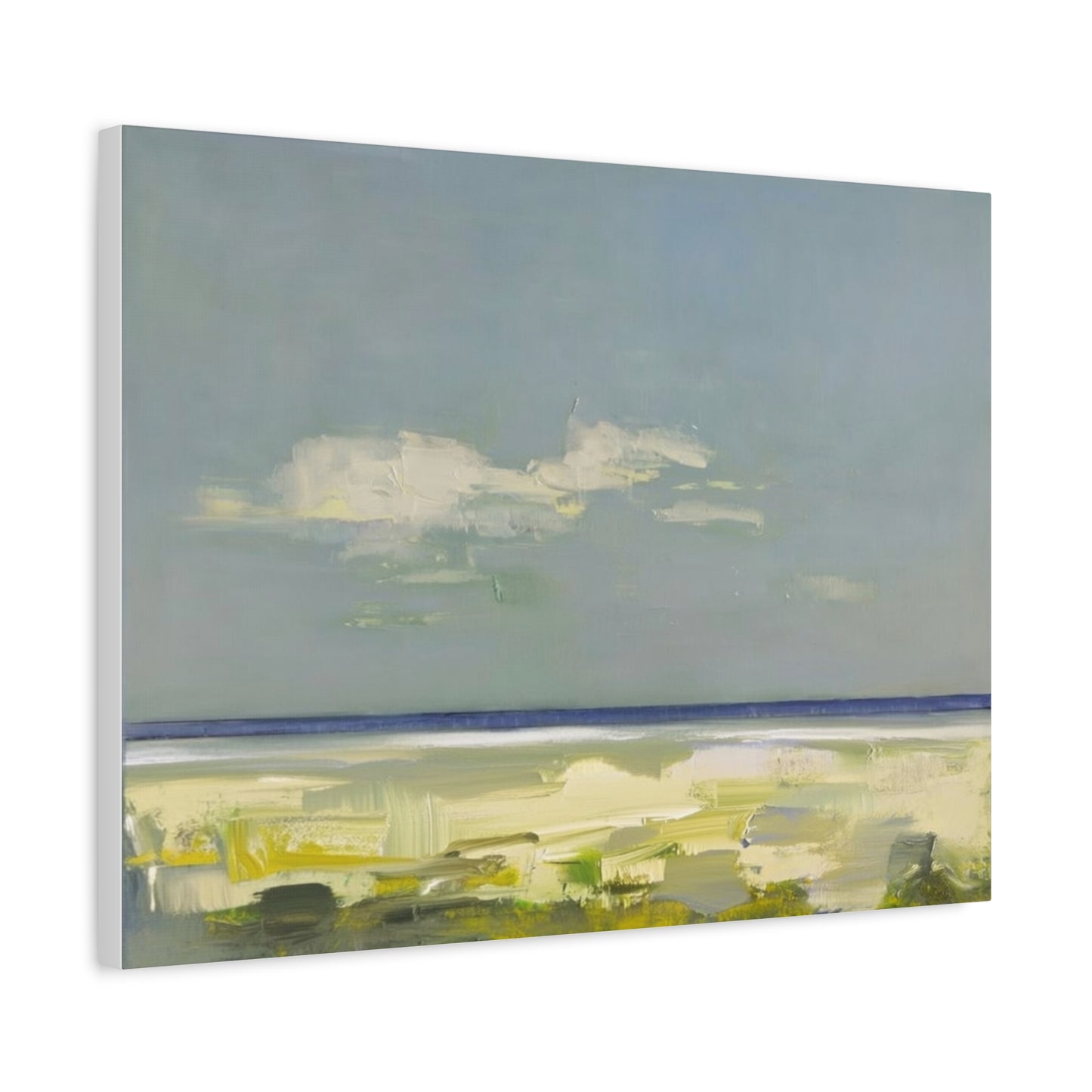 Coastal Breeze Abstract Canvas - Matte Stretched Wall Art