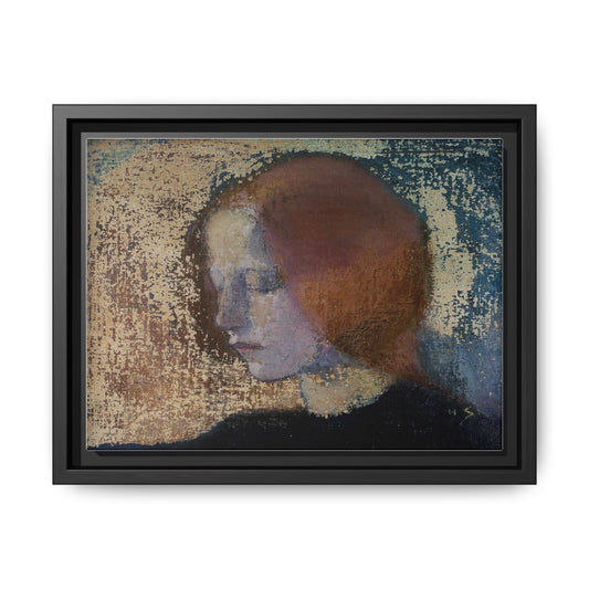 Fragment by Helena Schjerfbeck Framed Matte Canvas Art Print