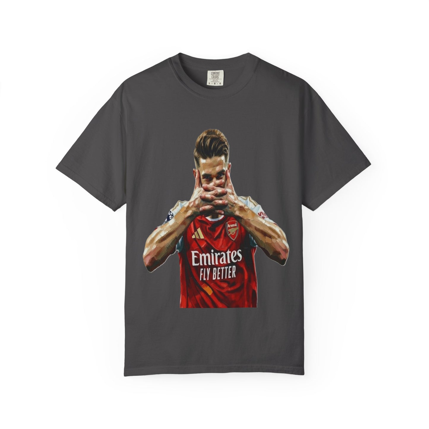 Soccer Celebration T-Shirt — Emirates 'Fly Better' Jersey Design