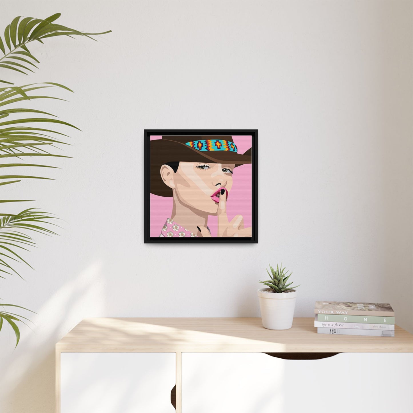 Vivid 63 by Orit Fuchs Matte Framed Canvas Wall Art