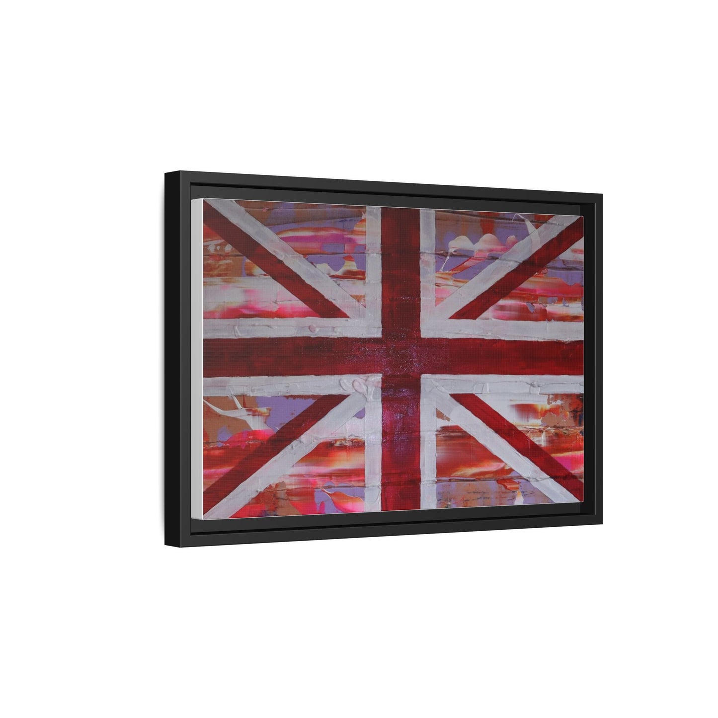 Union Jack is back! by Norman Barrett Framed Matte Canvas Print Wall Art