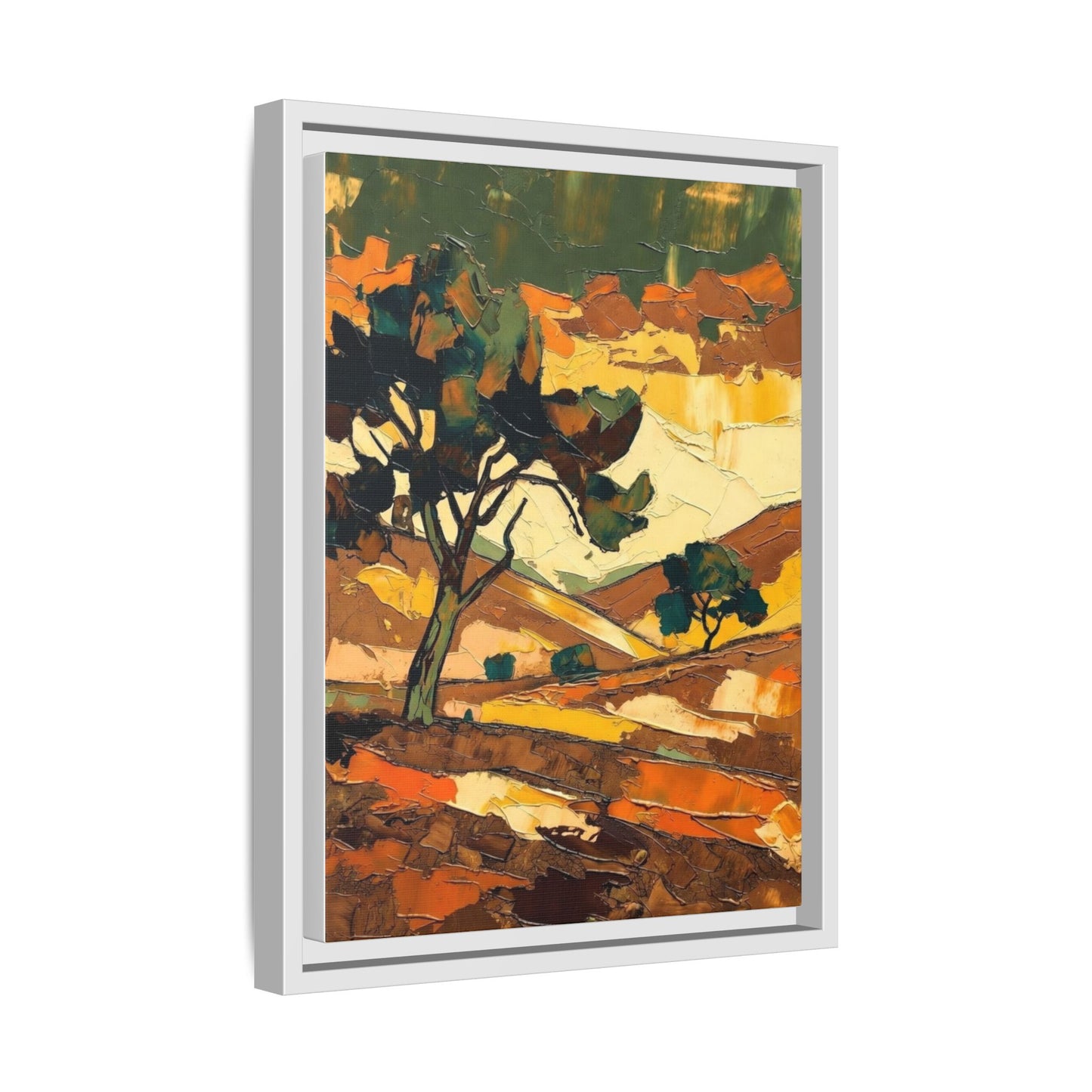 Framed Matte Canvas Landscape Art Print