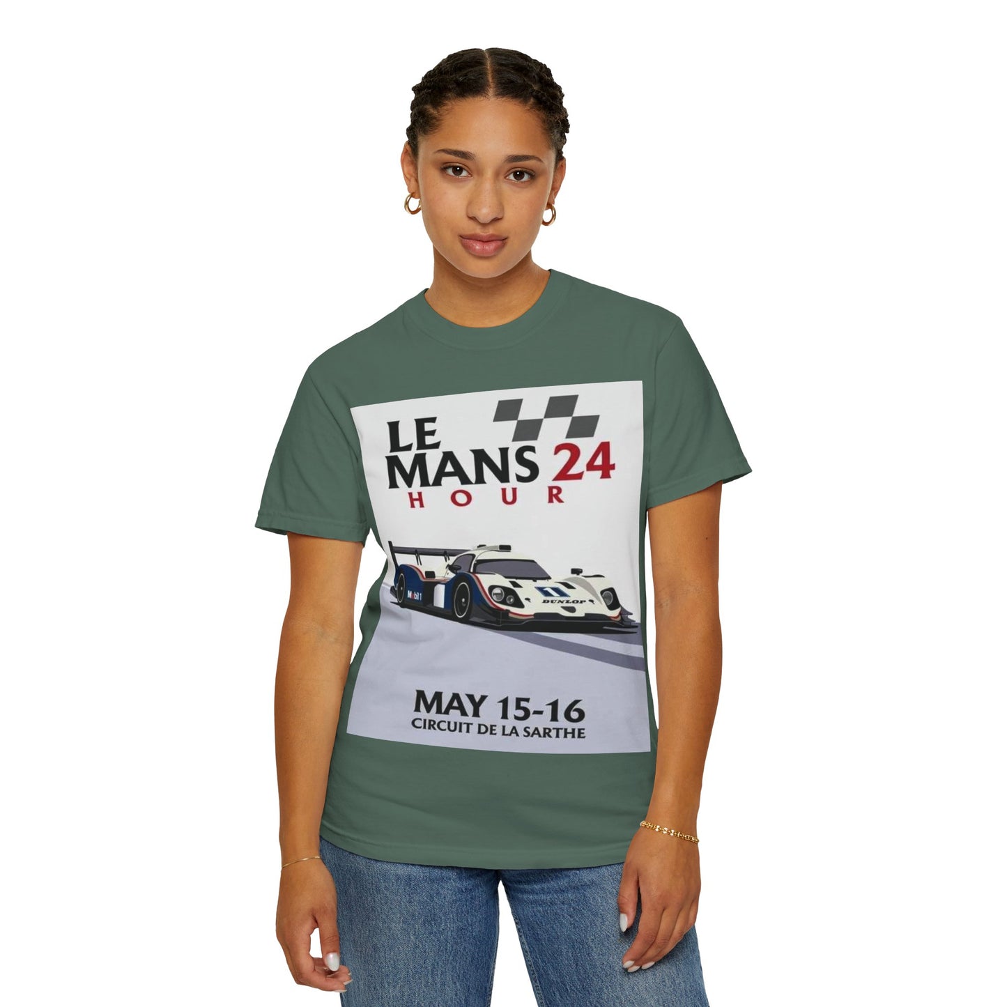 Le Mans 24 Hour Racing Poster T-Shirt — May 15-16 Circuit de la Sarthe
