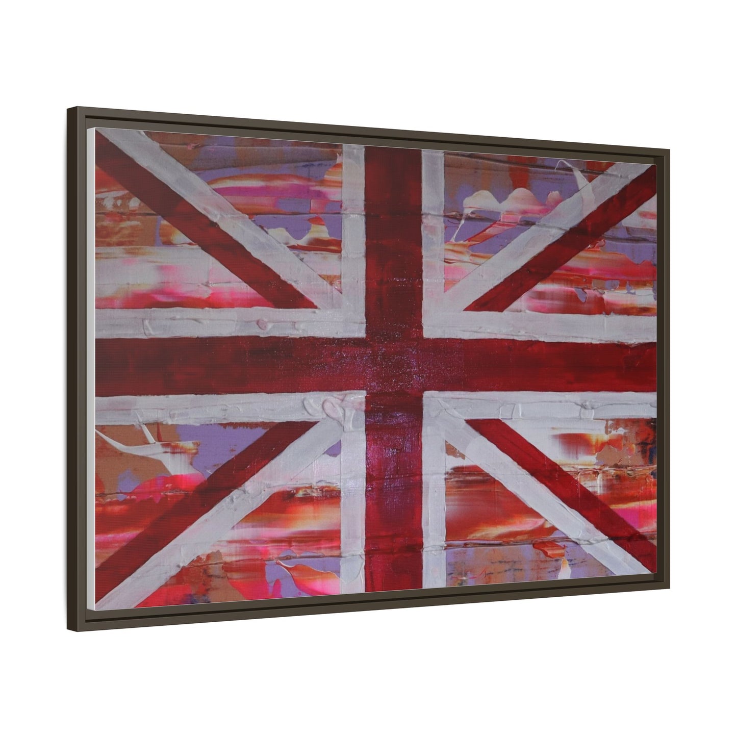 Union Jack is back! by Norman Barrett Framed Matte Canvas Print Wall Art