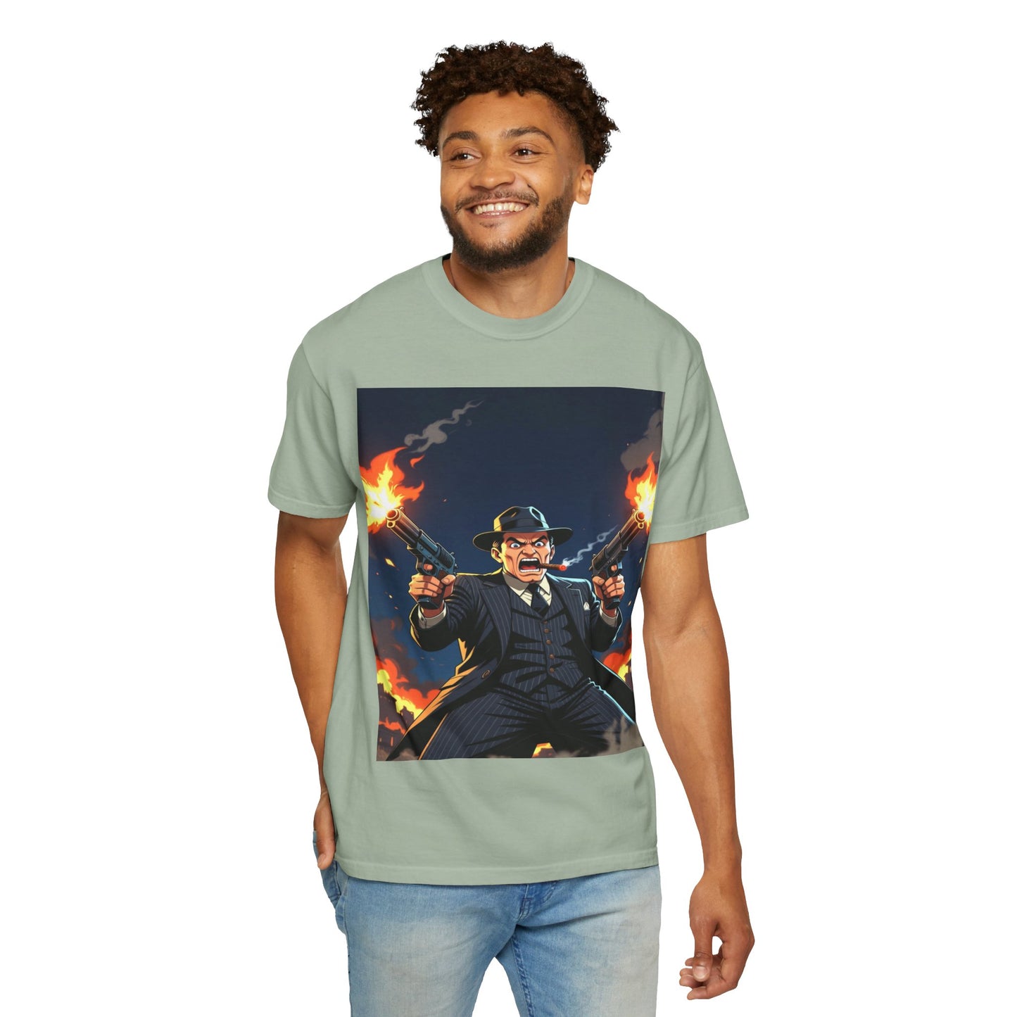 Gangster T‑Shirt — Vintage Outlaw Graphic Tee