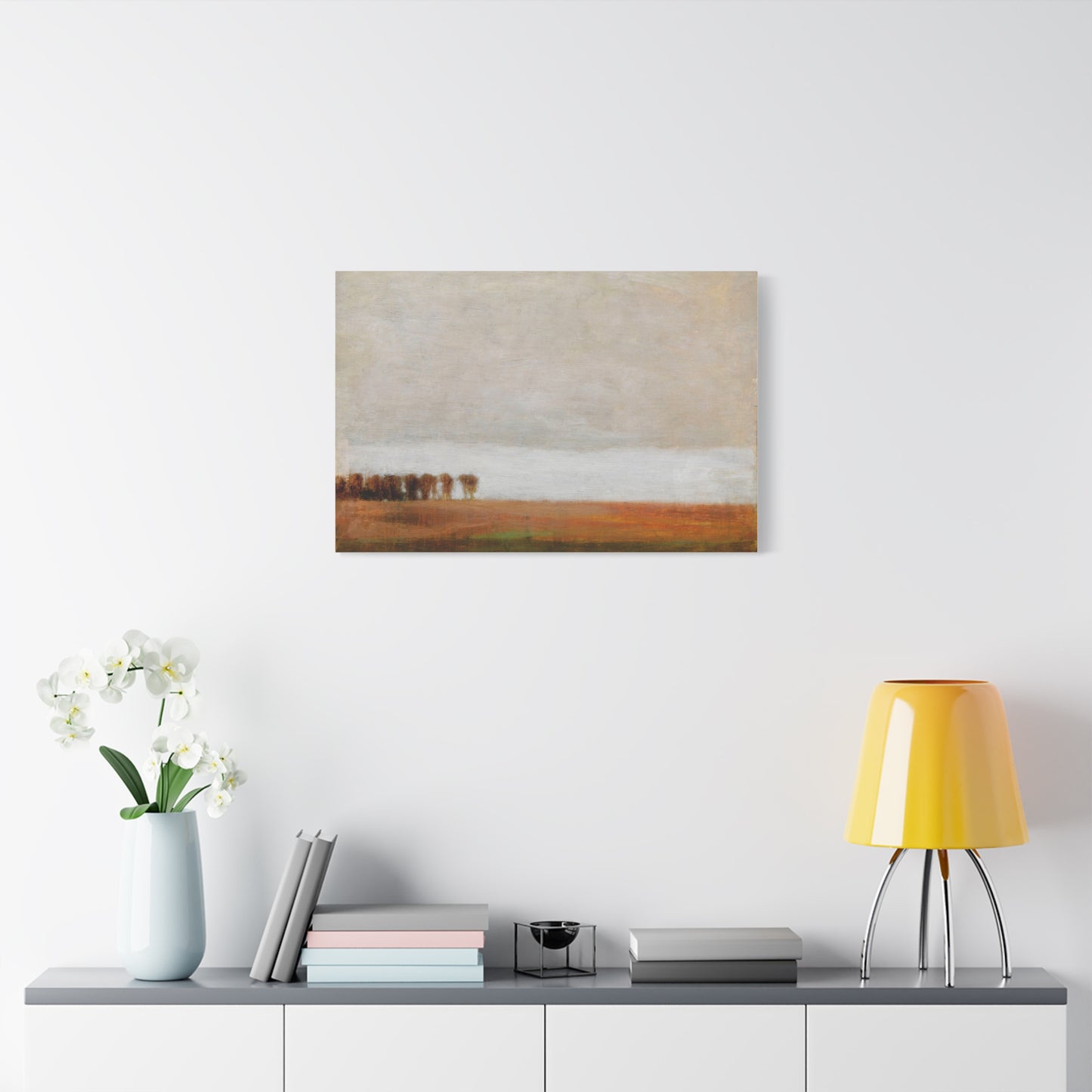 View of Jaegersborg Allé, North of Copenhagen by Vilhelm Hammershøi Canvas Wall Art Print