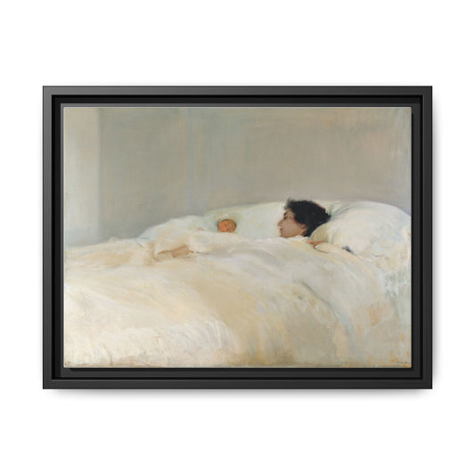 Mother by Joaquin Sorolla y Bastida Framed Matte Canvas Wall Art Print