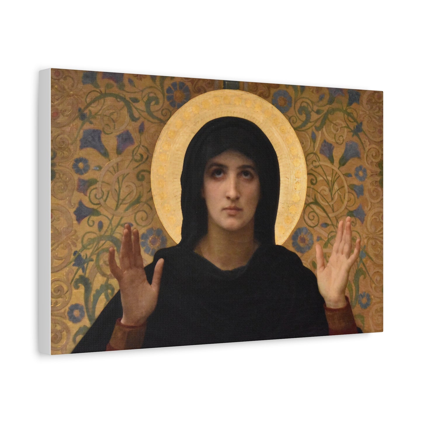 La Vierge consolatrice by William Adolphe Bouguereau Matte Stretched Wall Art