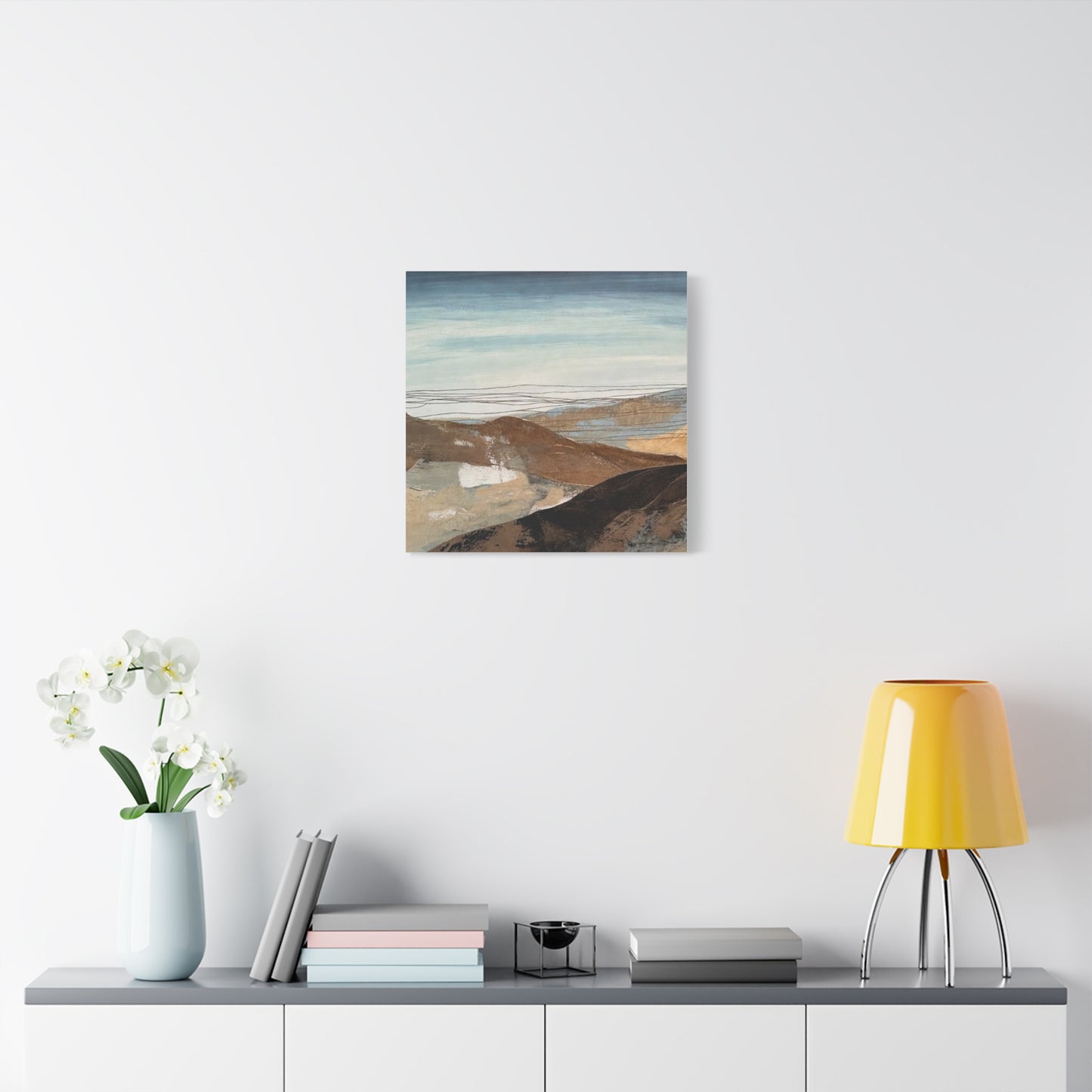 Abstract Landscape Matte Canvas Wall Art — Stretched 1.25"