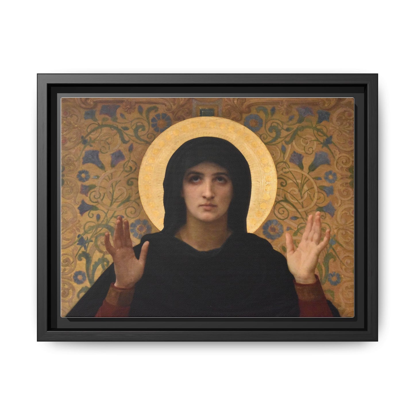 La Vierge consolatrice by William Adolphe Bouguereau Framed Matte Canvas Wall Art