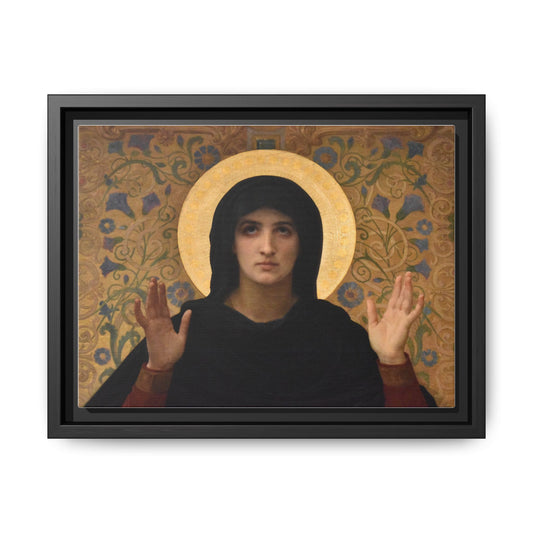 La Vierge consolatrice by William Adolphe Bouguereau Framed Matte Canvas Wall Art