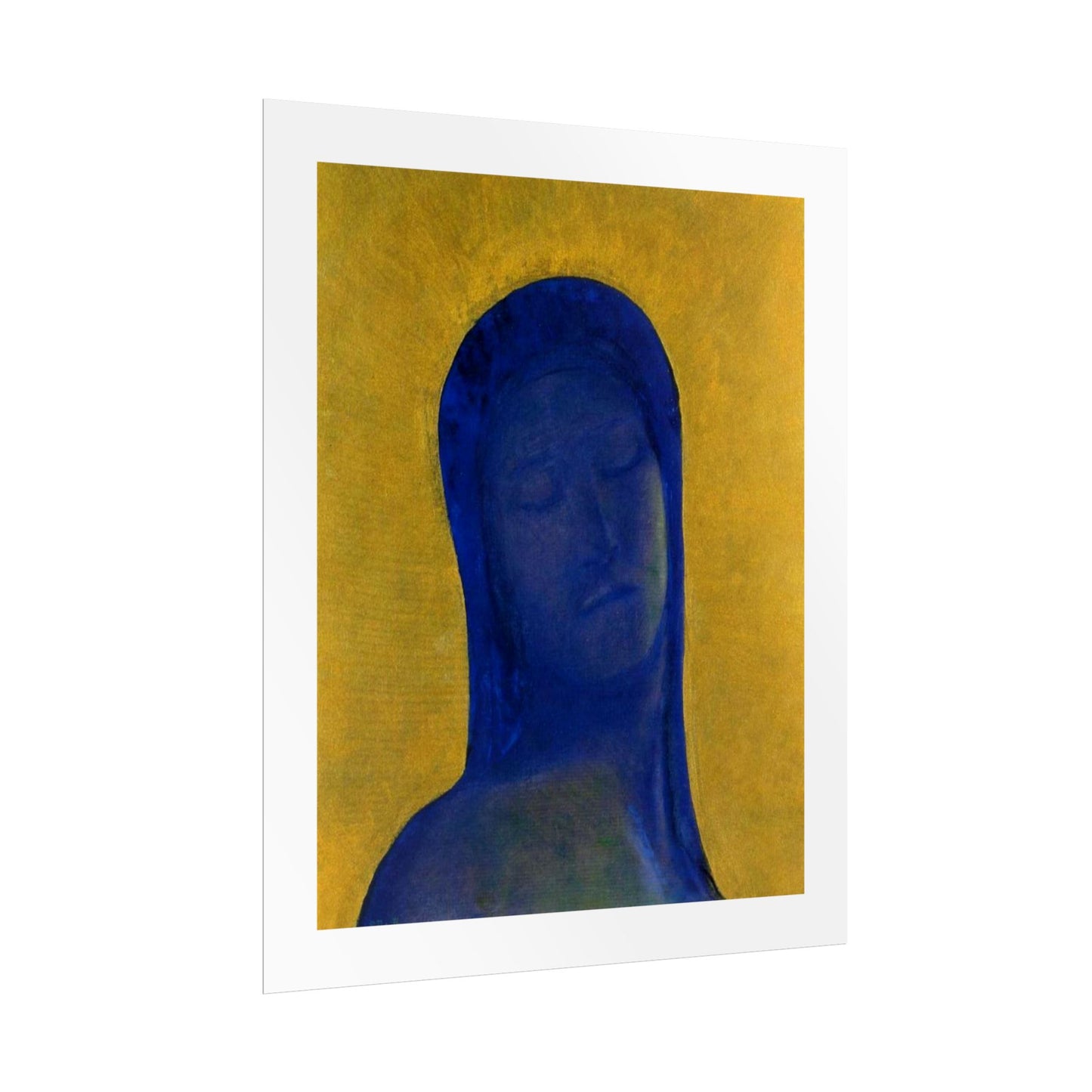 Closed Eyes by Odilon Redon Wall Art Print