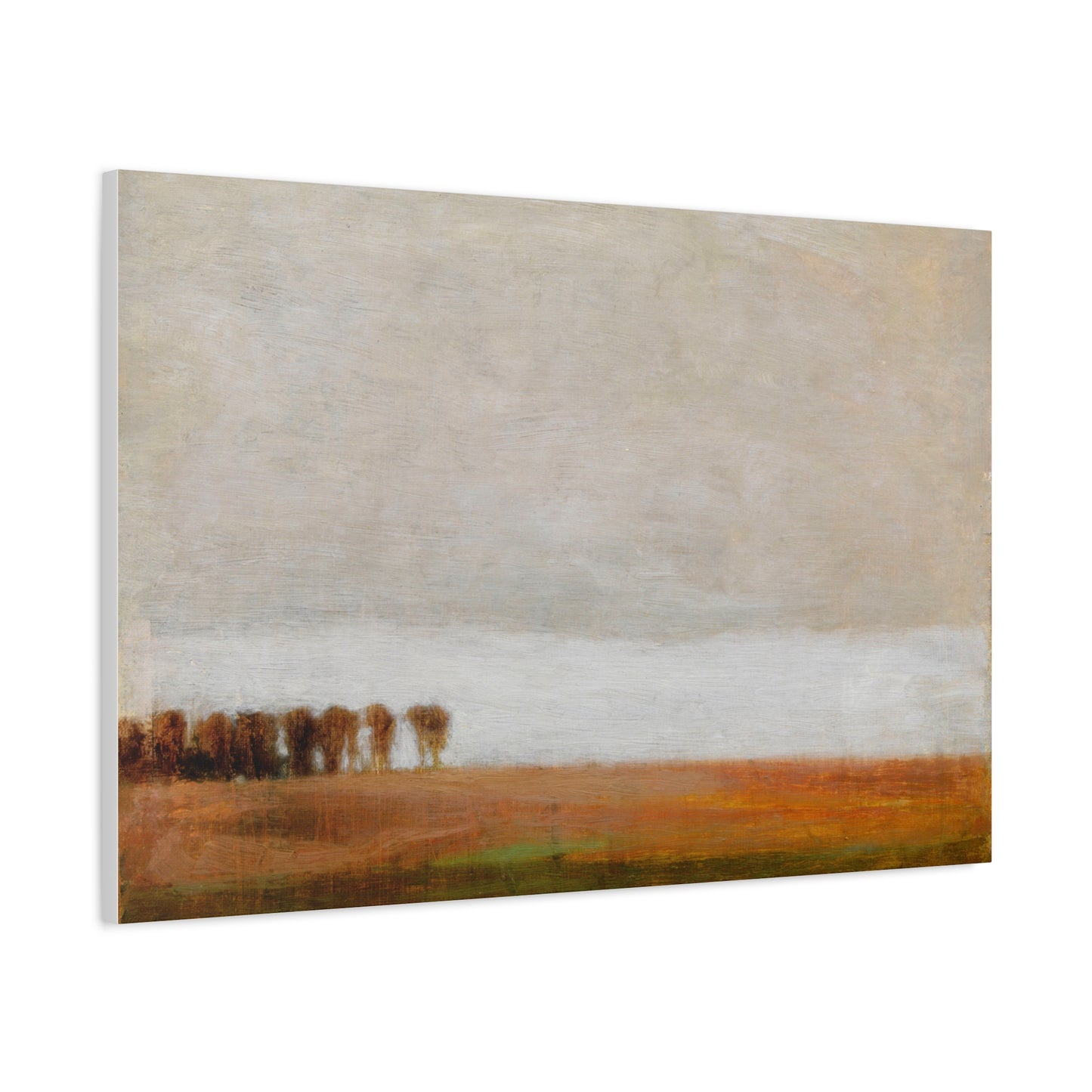 View of Jaegersborg Allé, North of Copenhagen by Vilhelm Hammershøi Canvas Wall Art Print