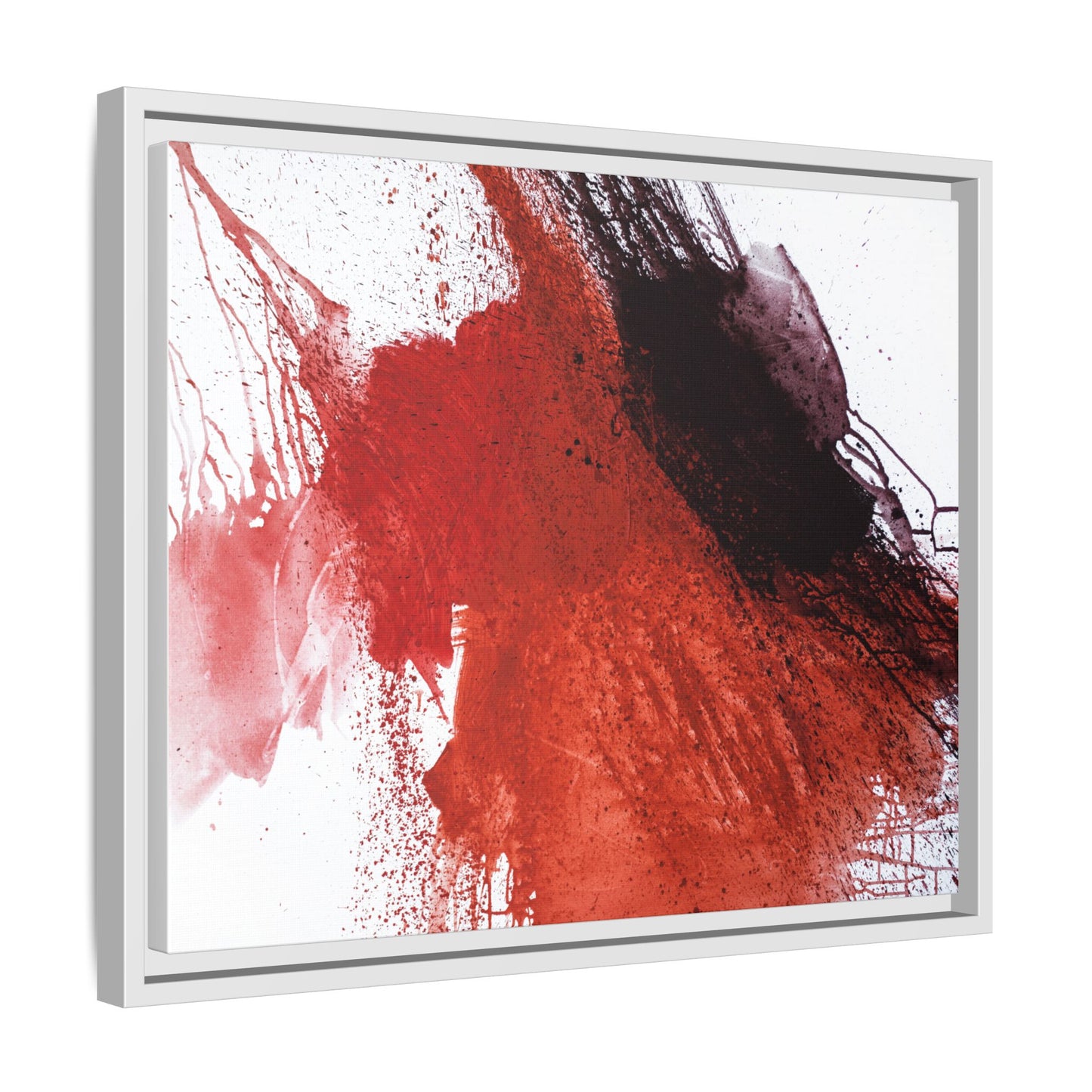 Flame by Natalija Miladinovic Matte Canvas Framed Wall Art
