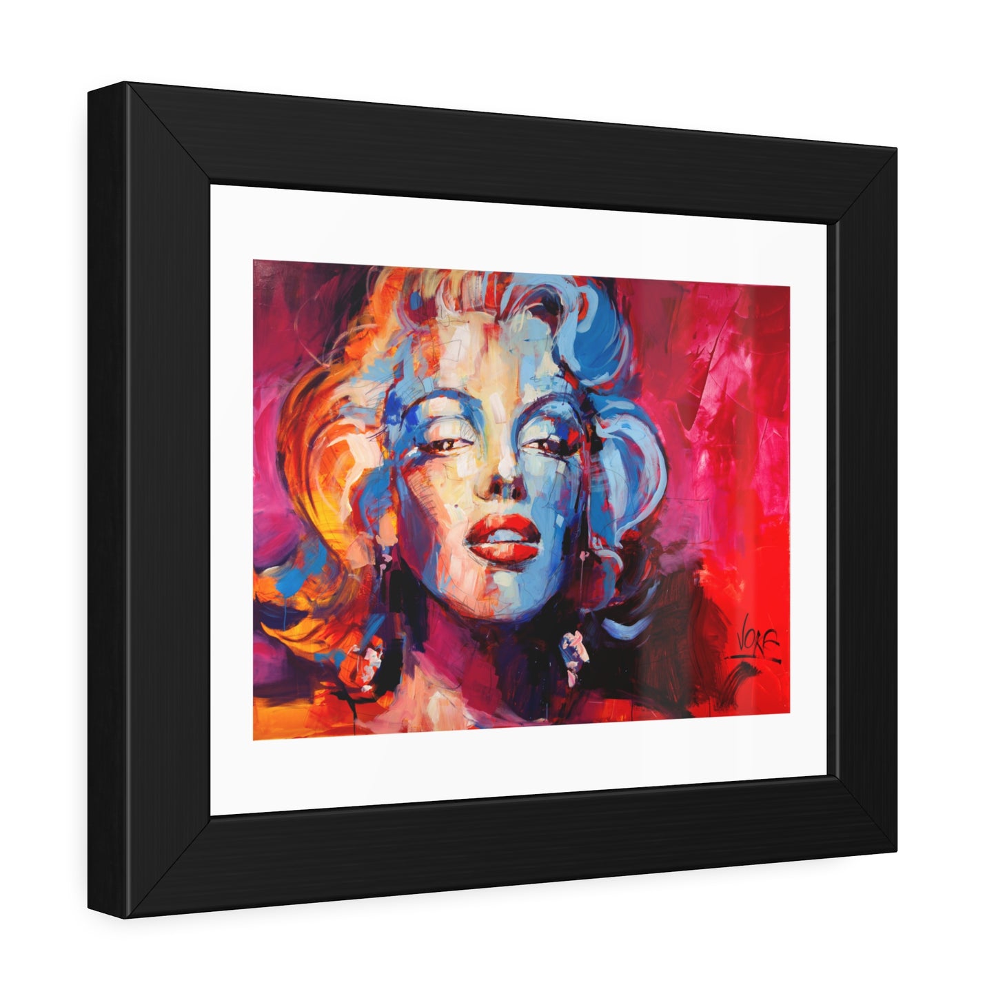 Marilyn Monroe attributed to Voke Framed Wall Art Print