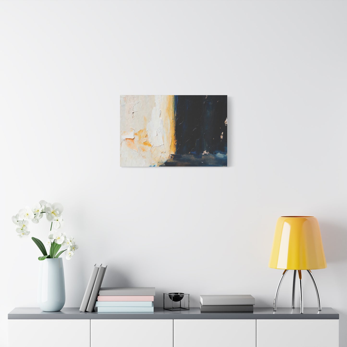 Abstract Coastal Light Matte Canvas Print — Stretched 1.25"