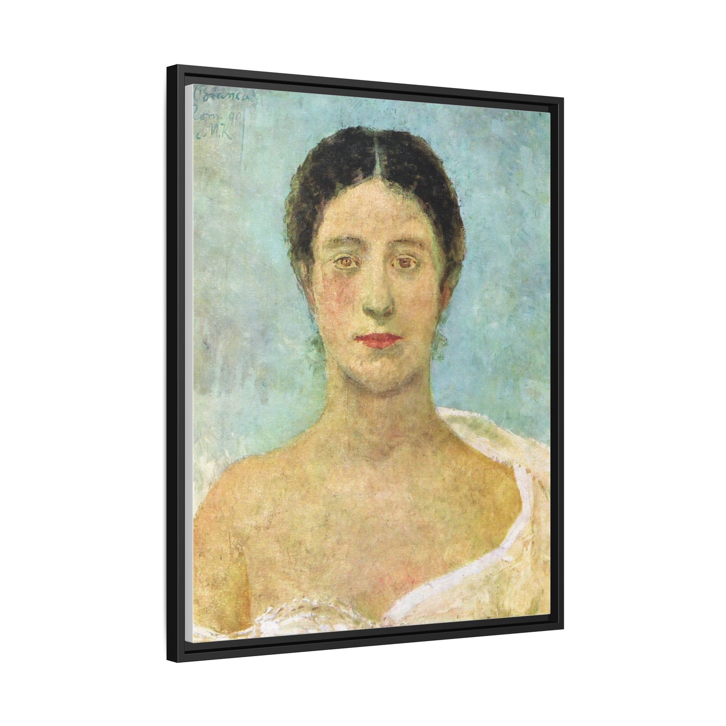 Bianca by Max Klinger Framed Matte Canvas Portrait Print