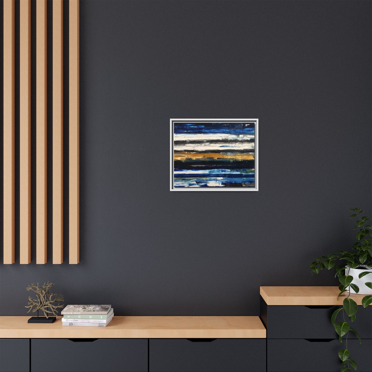 Tiny Buddha by Todd Williamson Framed Matte Canvas Abstract  Wall Art